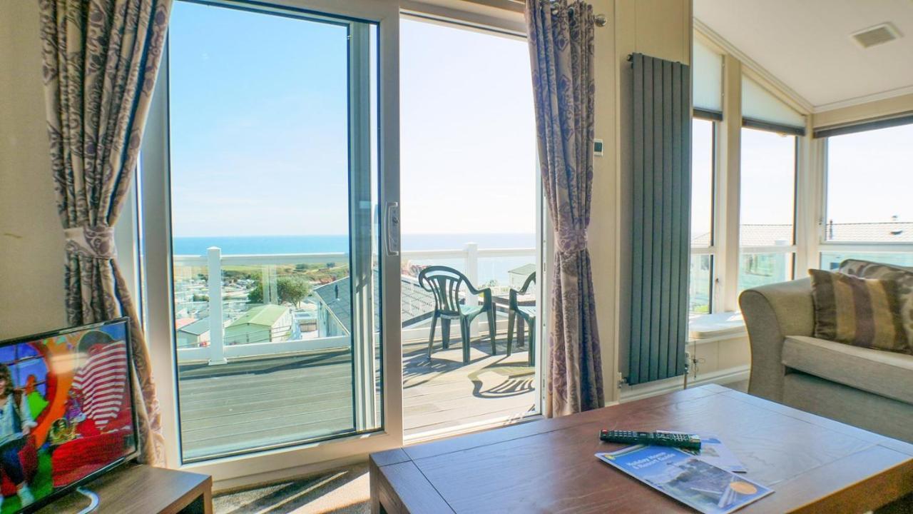 Luxury 3 Bed 2 Bath Lodge With Sea Views! Exmouth Eksteriør billede